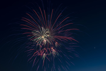 Obraz premium Fireworks at Dusk
