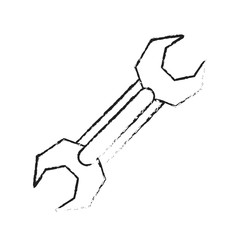 wrench tool icon image vector illustration design 