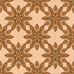Seamless background with abstract ethnic pattern.