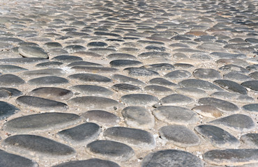 Old cobble stone road