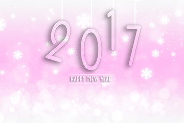 HAPPY NEW YEAR 2017 illustration