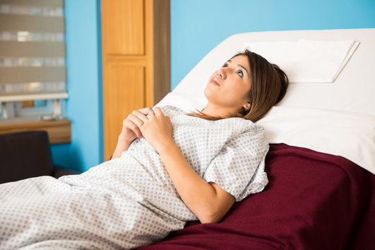 Anxious Patient At A Hospital