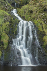 Assaranca Waterfall near Ardara, Ireland.