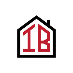 simple initial logo pentagon house