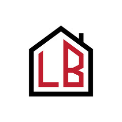 simple initial logo pentagon house