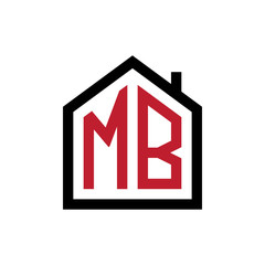 simple initial logo pentagon house