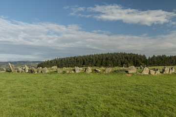 Beltany Stone Circle, County Donegal, Ireland.