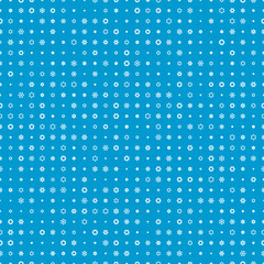 Seamless Abstract dotted background. Halftone effect illustration. White Jewish stars on blue background.