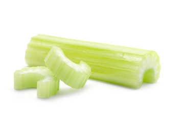 celery on a white background