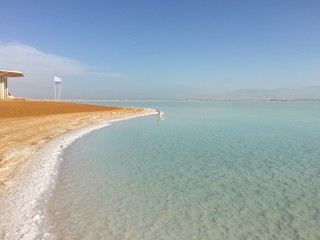 Beach on the Dead Sea