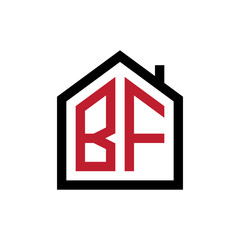 simple initial logo pentagon house