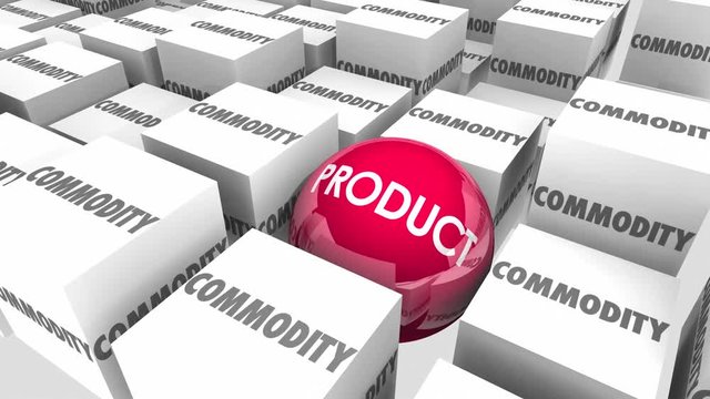 Product Vs Commodity Unique Differentiator Competitive Edge 3d Animation