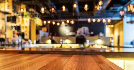 Fototapeta na wymiar restaurant blurred background