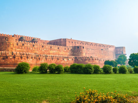 Agra Fort, Uttar Pradesh, India.