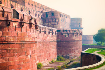Agra Fort, Uttar Pradesh, India.