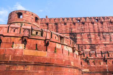 Agra Fort, Uttar Pradesh, India.