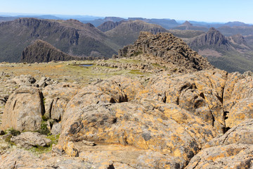 The view from Mount Ossa