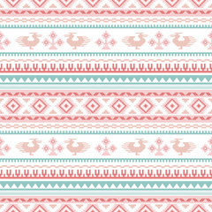 Ethnic seamless patterns, background in folk style. Ukrainian ornament