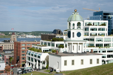 Old Town Clock - Halifax - Nova Scotia - obrazy, fototapety, plakaty