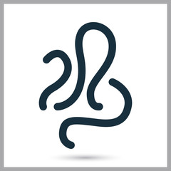 Germ icon. Simple design for web and mobile