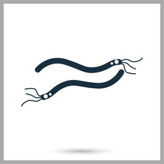 Germ icon. Simple design for web and mobile