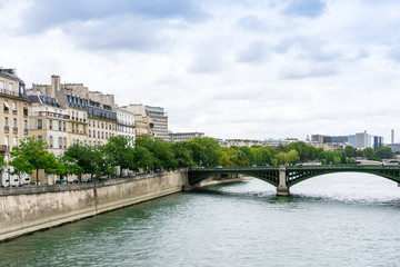 Naklejka premium antique city building in paris, france Europe