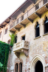 Romeo and Juliet balcony in Verona, Italy