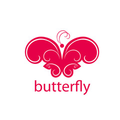 vector butterfly logo