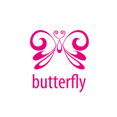 vector butterfly logo