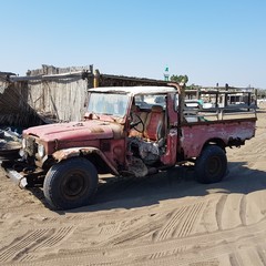 Fisherman car Sohar Oman