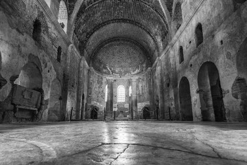 Interior of the St. Nicholas Church (Santa claus) in  Demre,Turkey.