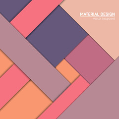 Vector material design background. Abstract creative concept layout template. For web and mobile app, paper art illustration design. style blank, poster, booklet. Motion wallpaper element. Flat ui.