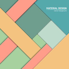 Vector material design background. Abstract creative concept layout template. For web and mobile app, paper art illustration design. style blank, poster, booklet. Motion wallpaper element. Flat ui.