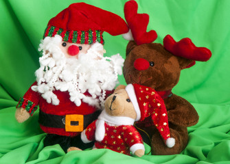 a Christmas puppets