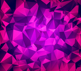 Abstract polygonal background. Triangles . Saturated contrasting elements . Vector Illustration. Eps10.