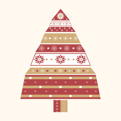 Christmas tree card background. 