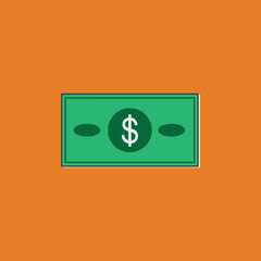 money 
flat icon vector