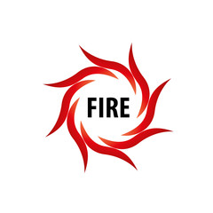 fire vector logo