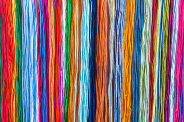 Colorful threads background