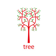 Obraz na płótnie Canvas vector logo tree