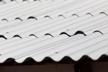 old slate roof as background