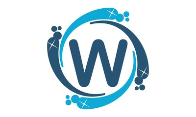 Water Clean Service Abbreviation Letter W