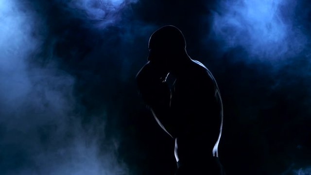 Master of sport on boxing carries training