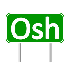 Osh road sign.