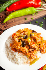 Chinese food, rice