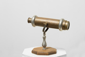 Telescope for astronomy.