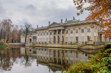 Palace "On the island" in the Lazienki park, Warsaw, Poland