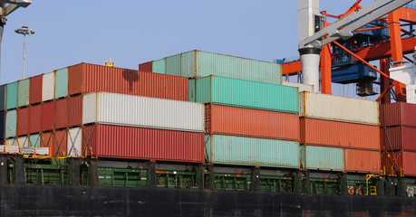 Container Ship in port