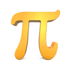 Golden Pi Symbol