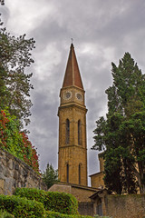Fototapeta na wymiar Turm des Doms von Arezzo